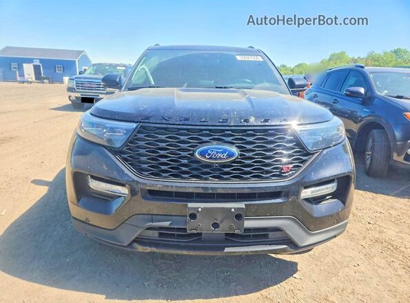 1FM5K8GC7PGA14845 2023 FORD EXPLORER Черный Вид спереди