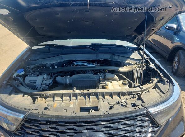 1FM5K8GC7PGA14845 2023 FORD EXPLORER Черный Вид подкапотного пространства