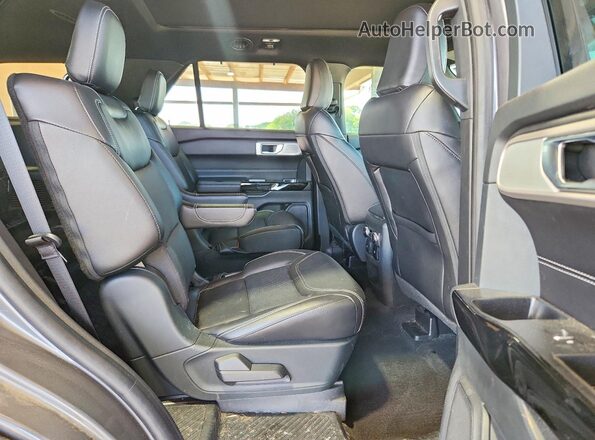 1FM5K8GC8MGA11691 2021 FORD EXPLORER Gray უკანა სალონის ხედი