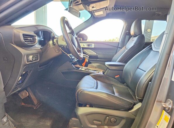 1FM5K8GC8MGA11691 2021 FORD EXPLORER Gray წინა სალონის ხედი