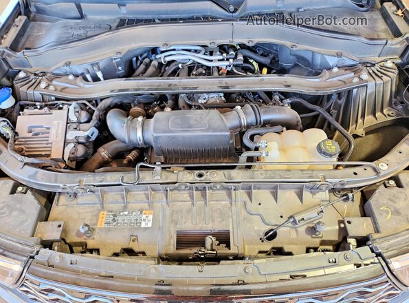 1FM5K8GC8MGA11691 2021 FORD EXPLORER Gray ძრავის განყოფილების ხედი