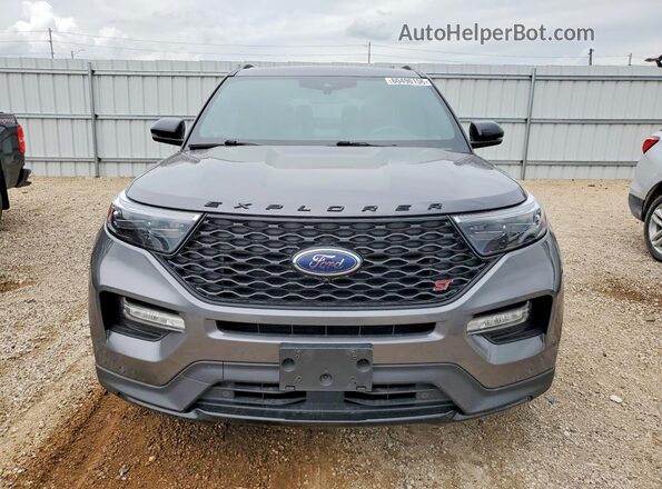 1FM5K8GC8NGA90507 2022 FORD EXPLORER Gray წინა ხედი