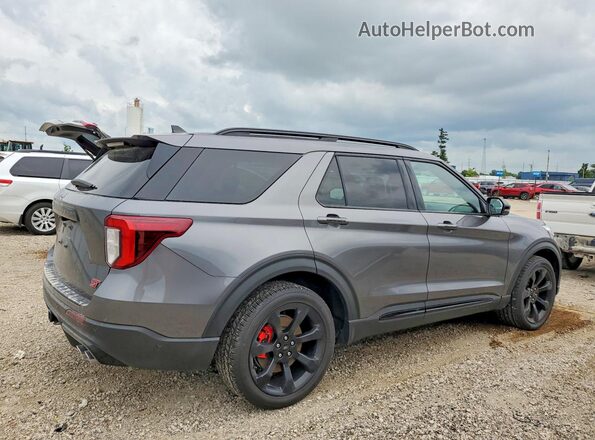1FM5K8GC8NGA90507 2022 FORD EXPLORER Gray უკანა მარჯვენა