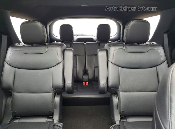 1FM5K8GC8NGA90507 2022 FORD EXPLORER Gray უკანა სავარძლების ხედი