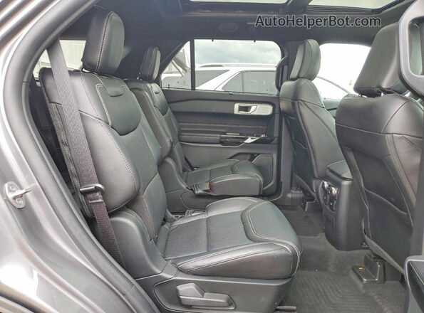 1FM5K8GC8NGA90507 2022 FORD EXPLORER Gray უკანა სალონის ხედი