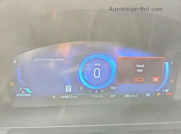 1FM5K8GC8PGA70616 2023 FORD EXPLORER Gray Widok deski rozdzielczej