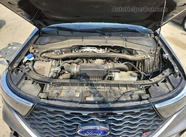 1FM5K8GC8PGA70616 2023 FORD EXPLORER Gray Widok wnętrza z przodu
