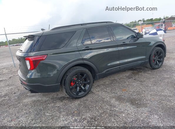 1FM5K8GC8RGA88827 2024 FORD EXPLORER Green Rear right