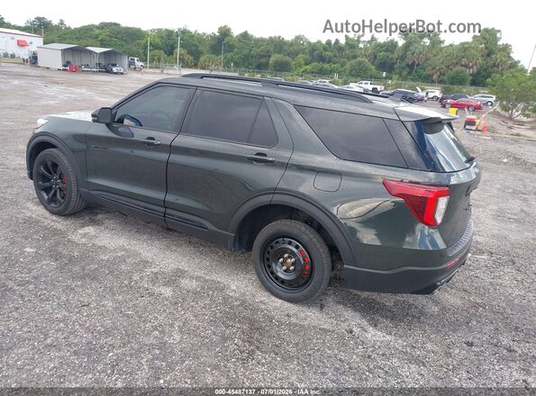 1FM5K8GC8RGA88827 2024 FORD EXPLORER Green Rear left