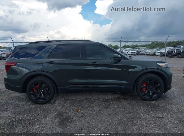1FM5K8GC8RGA88827 2024 FORD EXPLORER Green Rear interior view