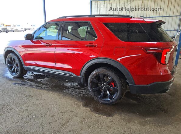1FM5K8GC9MGA94709 2021 FORD EXPLORER Red უკანა მარცხენა