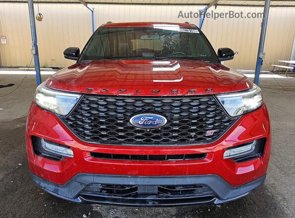1FM5K8GC9MGA94709 2021 FORD EXPLORER Red წინა ხედი