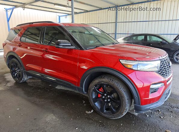 1FM5K8GC9MGA94709 2021 FORD EXPLORER Red წინა მარჯვენა