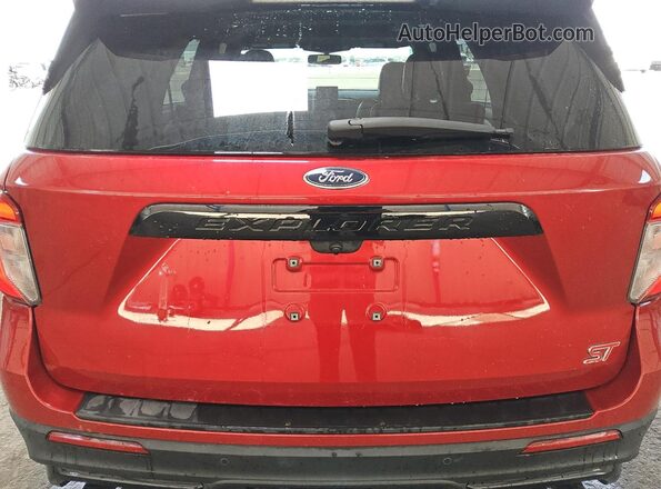 1FM5K8GC9MGA94709 2021 FORD EXPLORER Red 