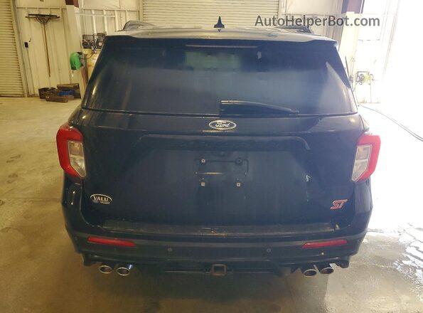 1FM5K8GCXLGC08327 2020 FORD EXPLORER Black Widok z tyłu