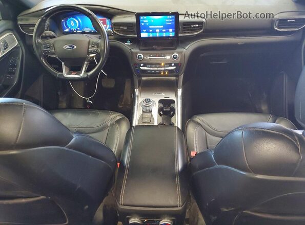 1FM5K8GCXLGC08327 2020 FORD EXPLORER Black Widok deski rozdzielczej