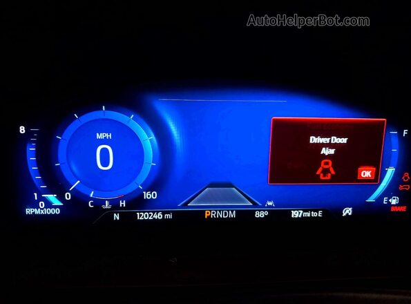 1FM5K8GCXLGC08327 2020 FORD EXPLORER Black Widok zestawu wskaźników