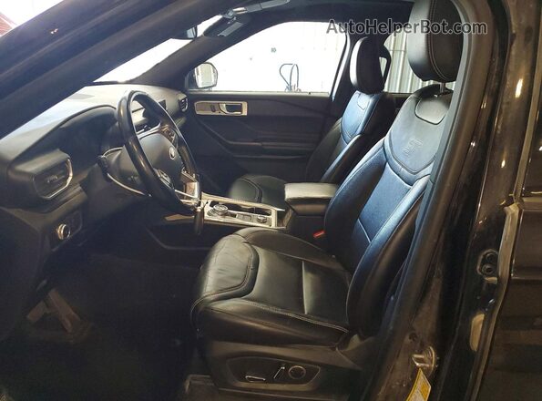 1FM5K8GCXLGC08327 2020 FORD EXPLORER Black Widok wnętrza z przodu