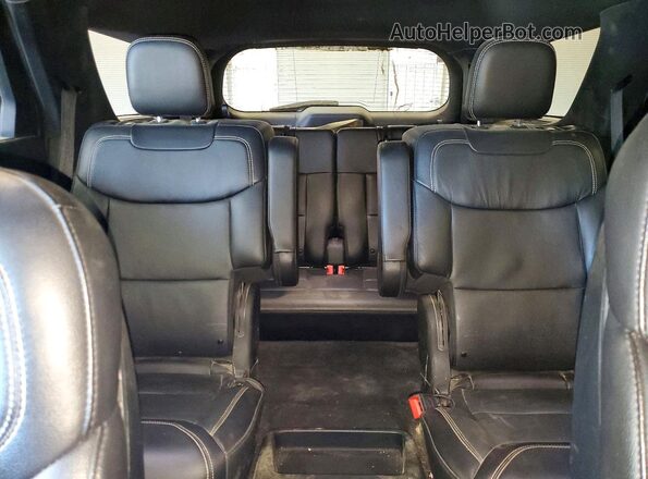 1FM5K8GCXLGC08327 2020 FORD EXPLORER Black Widok tylnych siedzeń