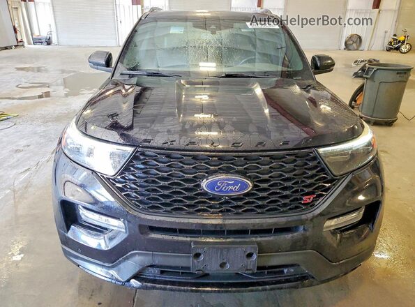 1FM5K8GCXLGC08327 2020 FORD EXPLORER Black Widok z przodu