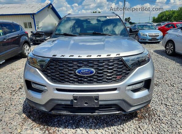 1FM5K8GCXLGC43191 2020 FORD EXPLORER Silver წინა ხედი