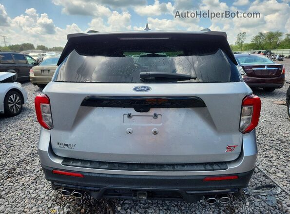 1FM5K8GCXLGC43191 2020 FORD EXPLORER Silver უკანა ხედი