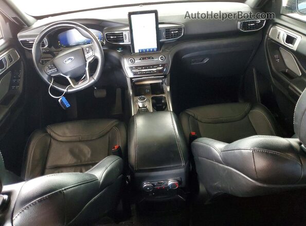 1FM5K8GCXLGD06712 2020 FORD EXPLORER Blue Առջևի վահանակի տեսք