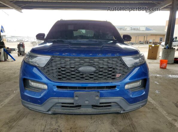 1FM5K8GCXLGD06712 2020 FORD EXPLORER Blue Դիմացի տեսք