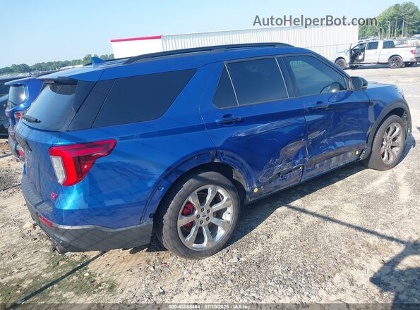 1FM5K8GCXLGD19458 2020 FORD EXPLORER Blue Հետևի աջ