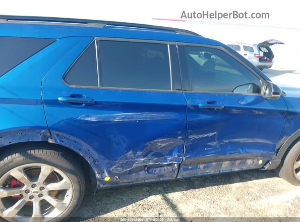 1FM5K8GCXLGD19458 2020 FORD EXPLORER Blue Դիմացի տեսք