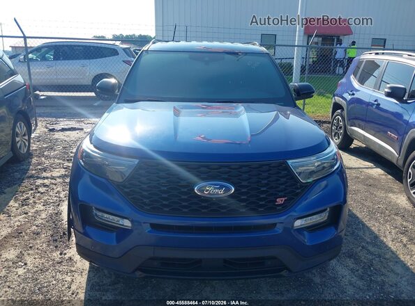 1FM5K8GCXLGD19458 2020 FORD EXPLORER Blue Սարքավորումների վահանակի տեսք