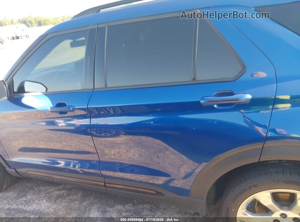 1FM5K8GCXLGD19458 2020 FORD EXPLORER Blue Սալոնի 360 աստիճան տեսք