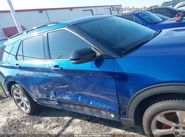 1FM5K8GCXLGD19458 2020 FORD EXPLORER Blue Սալոնի հետևի տեսք