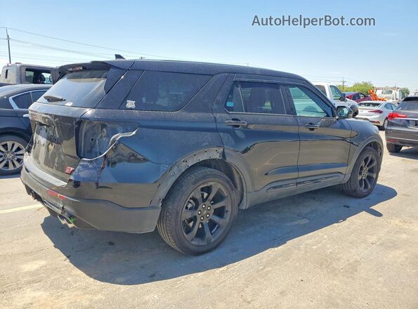 1FM5K8GCXMGA41758 2021 FORD EXPLORER Black Tył prawy