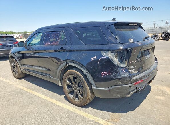 1FM5K8GCXMGA41758 2021 FORD EXPLORER Black Tył lewy