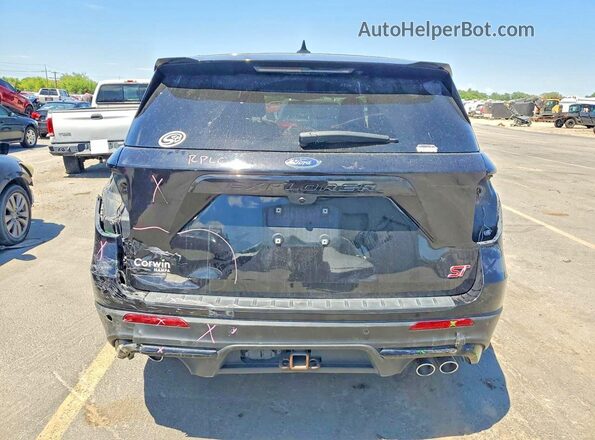 1FM5K8GCXMGA41758 2021 FORD EXPLORER Black Widok z tyłu