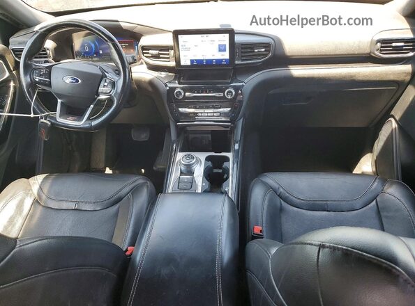 1FM5K8GCXMGA41758 2021 FORD EXPLORER Black Widok deski rozdzielczej