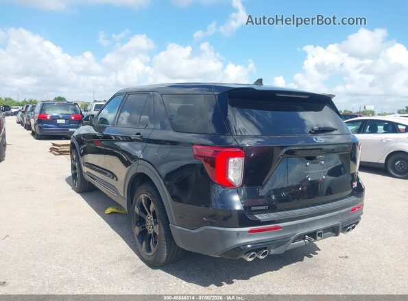 1FM5K8GCXNGA42104 2022 FORD EXPLORER Black Rear left