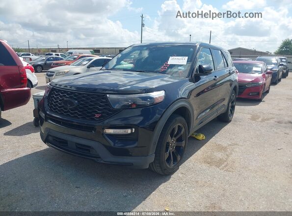 1FM5K8GCXNGA42104 2022 FORD EXPLORER Black Front left
