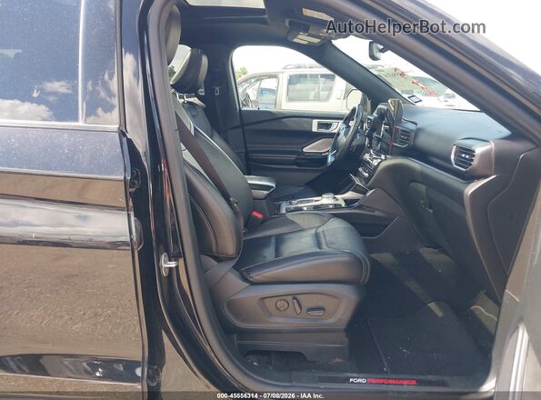 1FM5K8GCXNGA42104 2022 FORD EXPLORER Black Front interior view