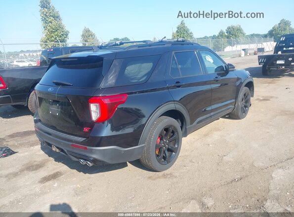 1FM5K8GCXNGA94333 2022 FORD EXPLORER Black Trasero derecho
