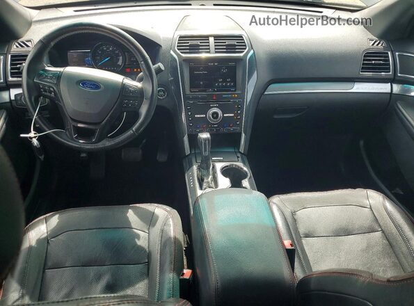 1FM5K8GT0GGA50649 2016 FORD EXPLORER Угольный Вид панели приборов