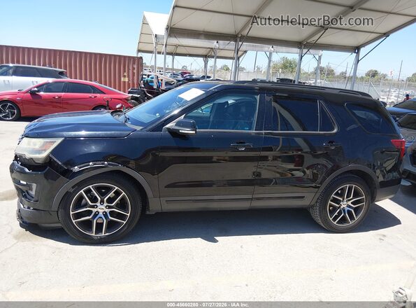 1FM5K8GT0GGD03310 2016 FORD EXPLORER Black Панорамний вид салону 360°