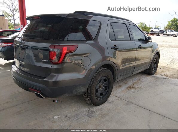 1FM5K8GT0GGD34010 2016 FORD EXPLORER Black Tył prawy
