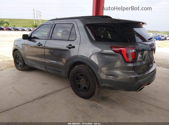 1FM5K8GT0GGD34010 2016 FORD EXPLORER Black Tył lewy
