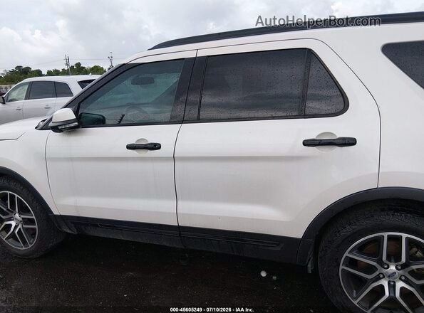 1FM5K8GT0HGA45890 2017 FORD EXPLORER Белый Панорамный вид салона 360°