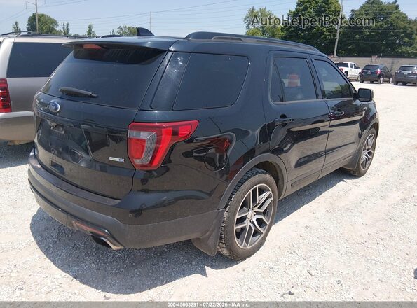 1FM5K8GT0HGA99139 2017 FORD EXPLORER Черный Задняя правая четверть