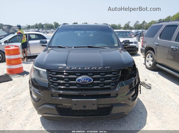 1FM5K8GT0HGA99139 2017 FORD EXPLORER Черный Вид щитка приборов