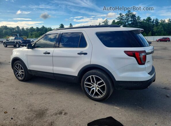 1FM5K8GT0JGA50223 2018 FORD EXPLORER White Tył lewy