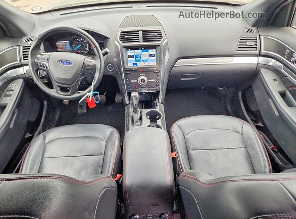 1FM5K8GT0KGA85300 2019 FORD EXPLORER Black Вид панелі приладів